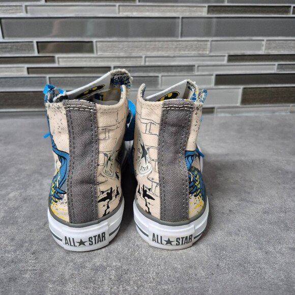 Converse All Stars Chuck Taylor Batman High Top Shoes Size Youth 13 - Picture 7 of 11